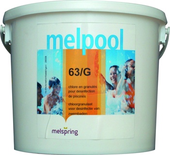 MELPOOL-CHOC. Seau de 5kg de Chlore/granulés