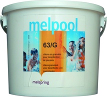 MELPOOL-CHOC. Seau de 5kg de Chlore/granulés   D7300B