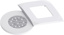 Schijnwerper Design ABS Diamond 12 LED wit, beton en liner